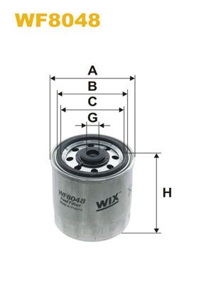 WIX FILTERS Polttoainesuodatin WF8048